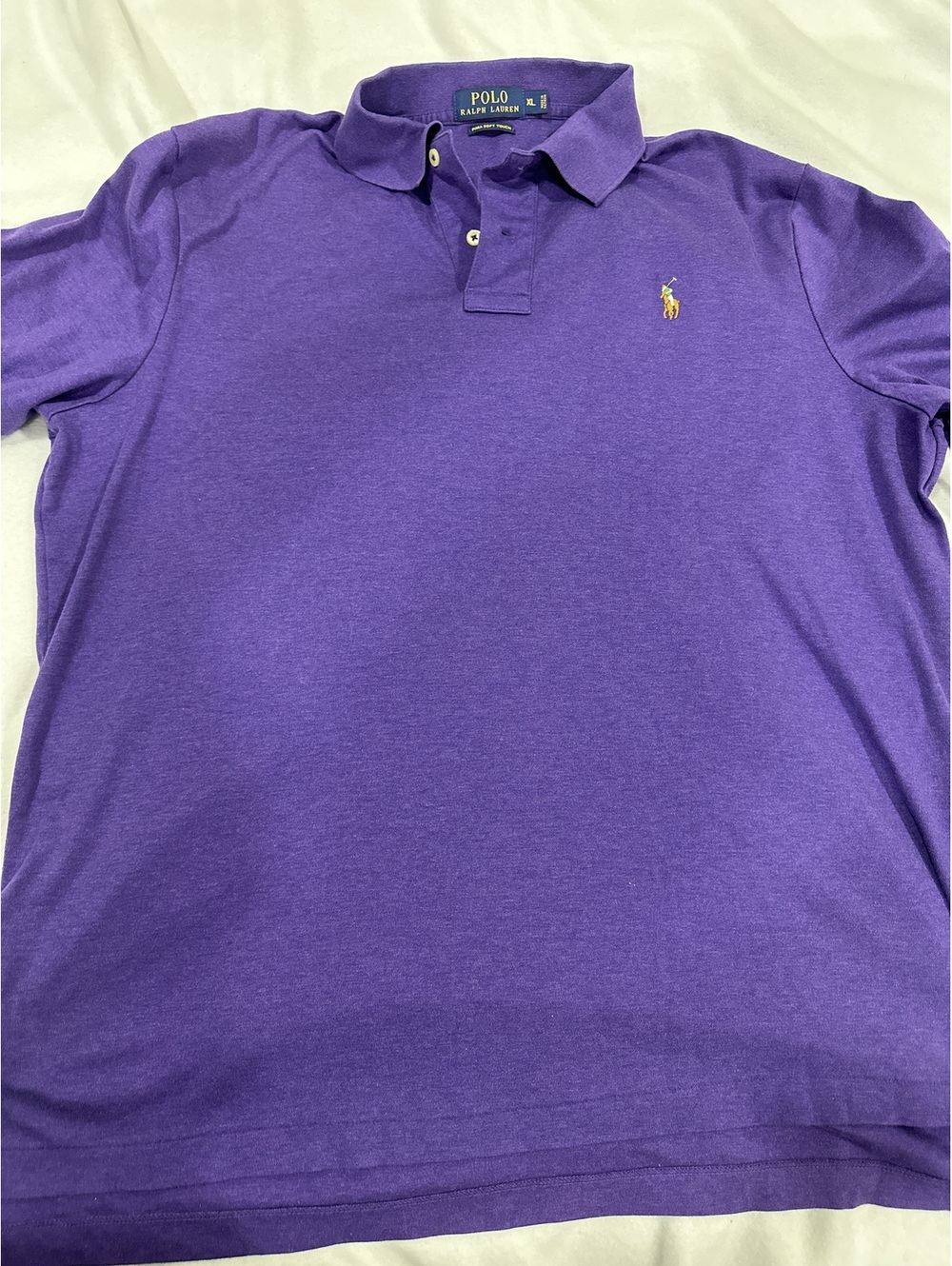 Polo Ralph Lauren Classic Purple Polo Shirt XL